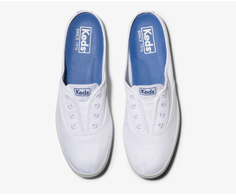 Keds Womens Mules White - Moxie - 184YPBMWI